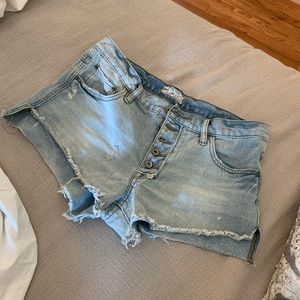 Free People Denim Shorts